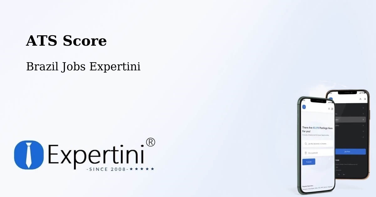 Resume ATS Score & Job Description Match Tool – São Valério - Brazil Jobs Expertini